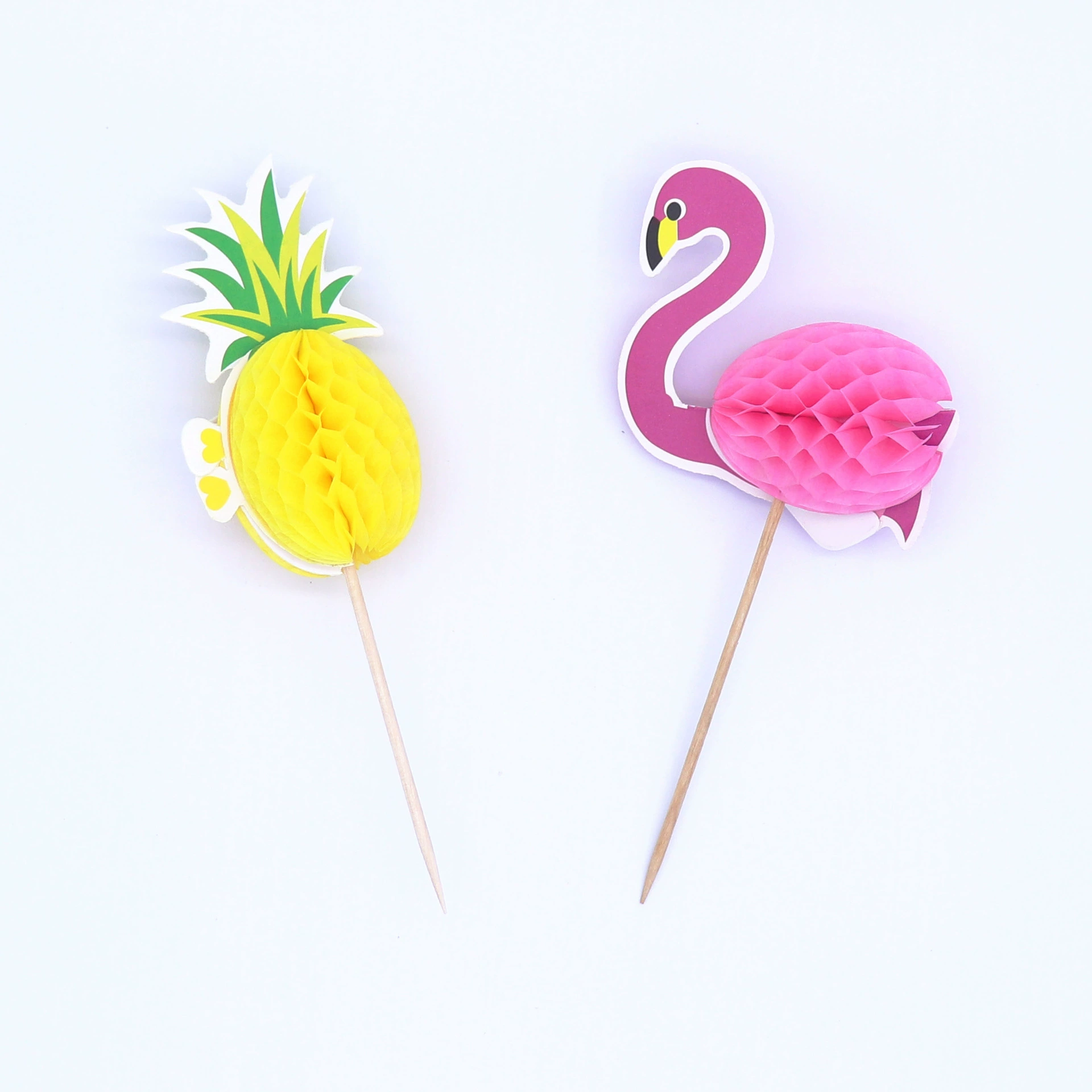 Creative honeycomb ball pineapple fruit visa fire bird dental visa, baking instead craft cake decoration account