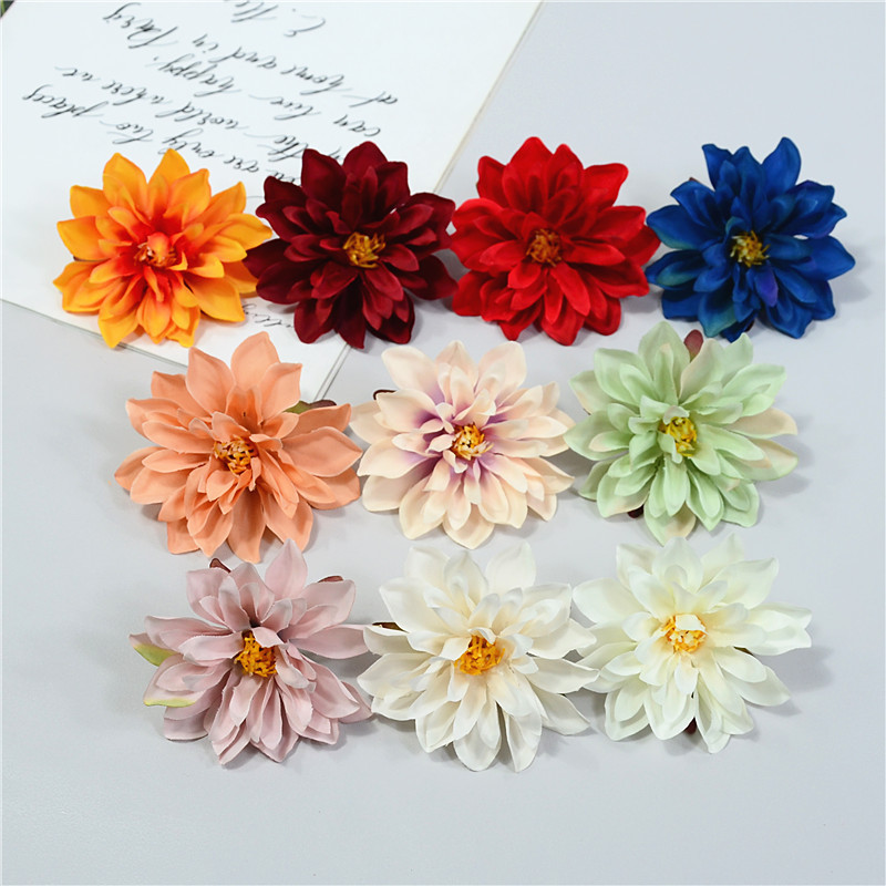 Artificial Small Epiphyllum, Nordic Dahlia, Artificial Flowers, Ethnic Minority Headdress, Flag Head Decoration, Door Lintel Wreath, Flower Arrangement