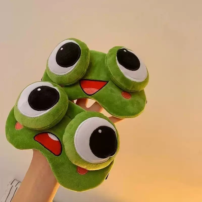 High-end Frog Eye Mask For Sleeping, Soft Light Blocking Sleep Mask_voghion.com