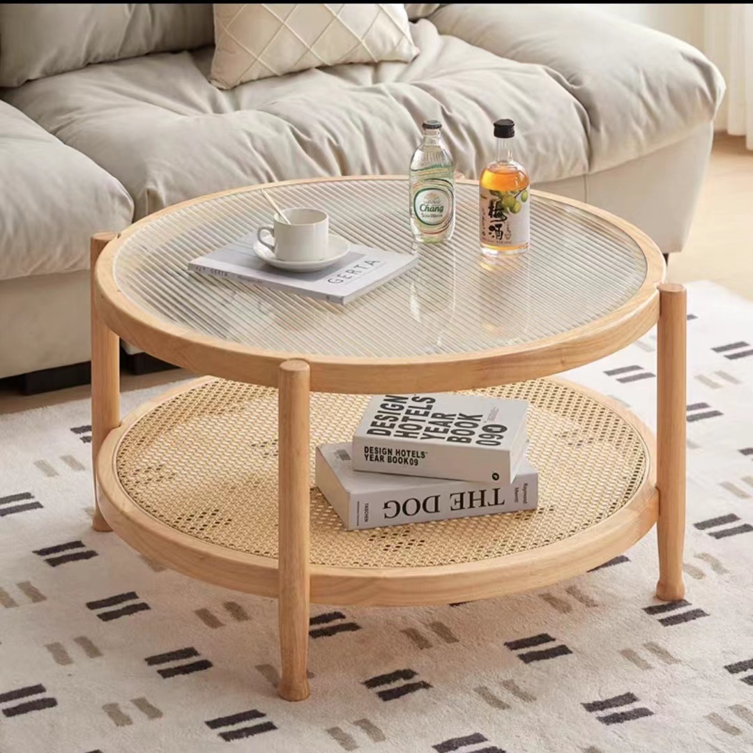 대형 원형 테이블(우드 컬러)