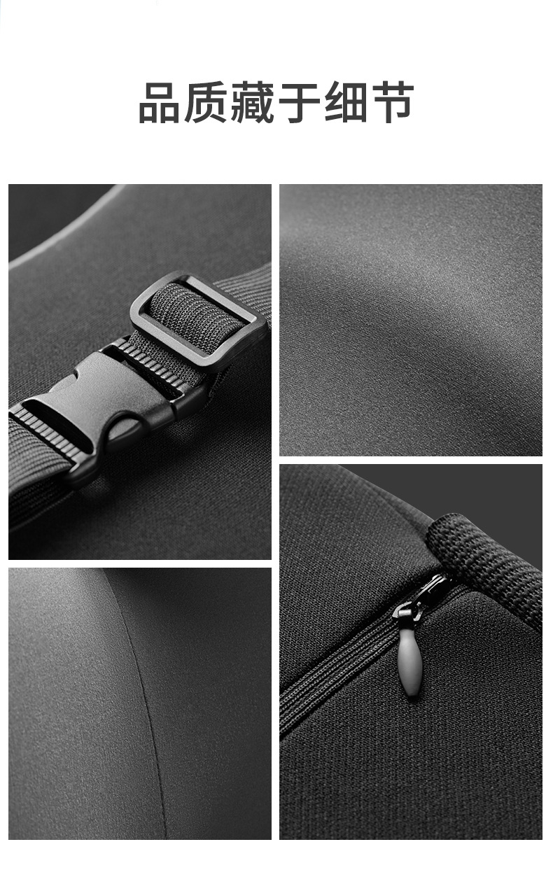 Car Electric Massage Heated Lumbar Support for Long Sitting in the Car, Lumbar Support Cushion, Car Neck Pillow, Car Headrest Cushion