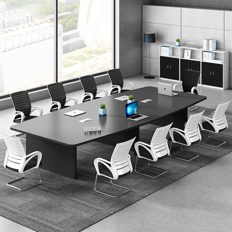 Meeting table, long table, chairs, simple modern, staff office desk, long desk, large negotiation table, training table, office furniture