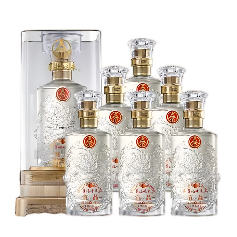 五粮.液仙林生态宜品尊福味来52度竹荪绿豆酒