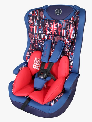 Car child safety seat months -12 years old - blue