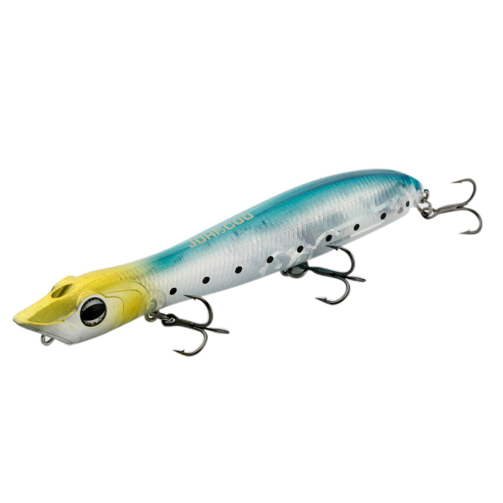 Luya cebo transfronterizo 125mm17.5g onda escalada cebo flotante cebo duro Popper cabeza de serpiente flotante Luya cebo