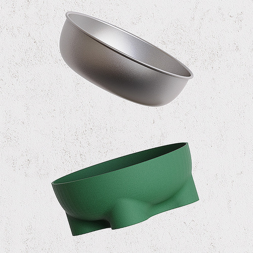 One piece drop shipping stainless steel cat bowl wholesale anti-black chin cat bowl anti-knock over cat food bowl anti-slip pet bowl