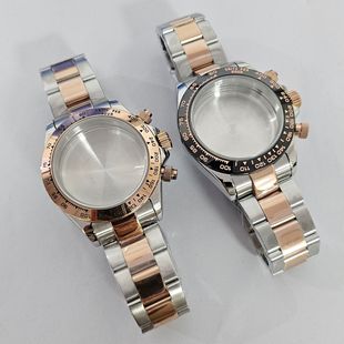 Watch Accessories 39mm Quartz VK63 Case Stainless Steel Sapphire Glass Case VK63 Movement