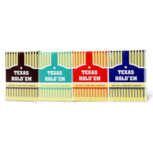 德州扑克大字版磨砂塑料扑克牌pvc扑克现货供应耐磨防水四色可选