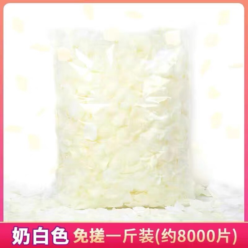 バレンタインデーの摩擦のないバラの偽の花びら、結婚式の告白の装飾、手振り花のプロポーズ、花びらの雨、結婚式の部屋の装飾|undefined