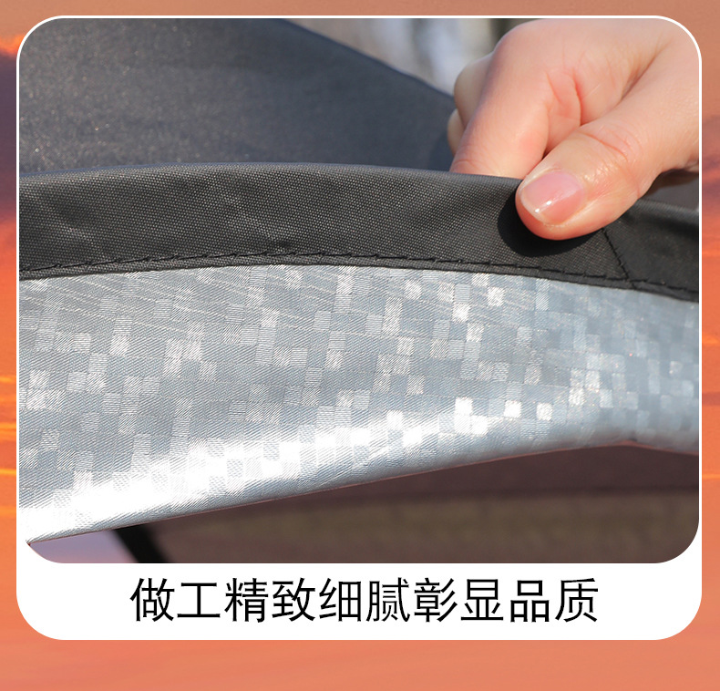 New Model Electric Vehicle Canopy, Windproof and Rainproof Sunshade Umbrella for Electric Motorcycles, Three-Wheel Sunshade Canopy with Sliding Window