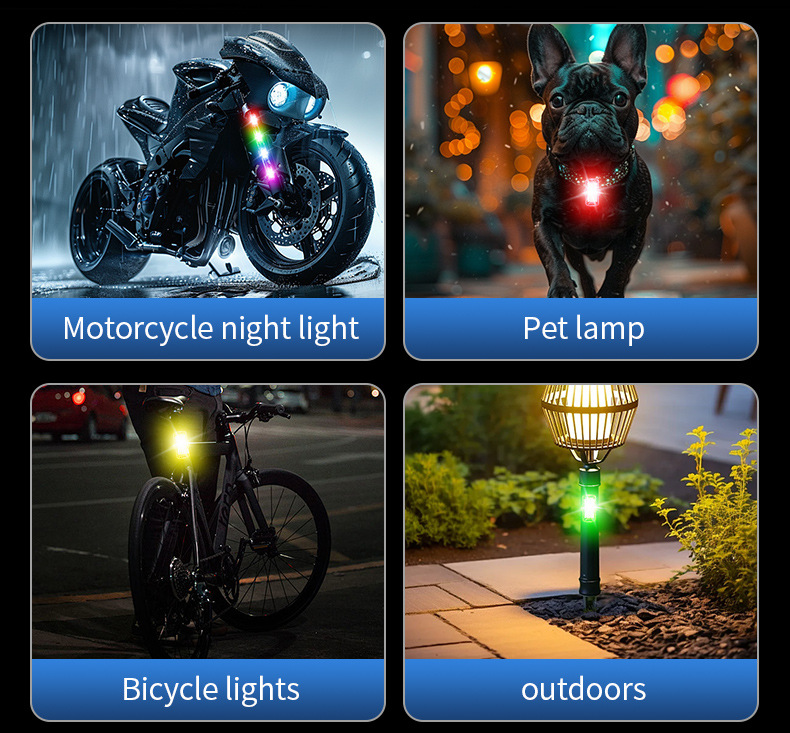 M6S large-capacity car, motorcycle, electric vehicle, aircraft light, modified drone flash light, outdoor warning light