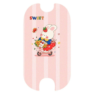 Universal Foot Pad — dirt-resistant, non-slip, easy to clean - cycling-bunny-the-silk-loop-needs-to-be-cut-by-yourself-3050cm
