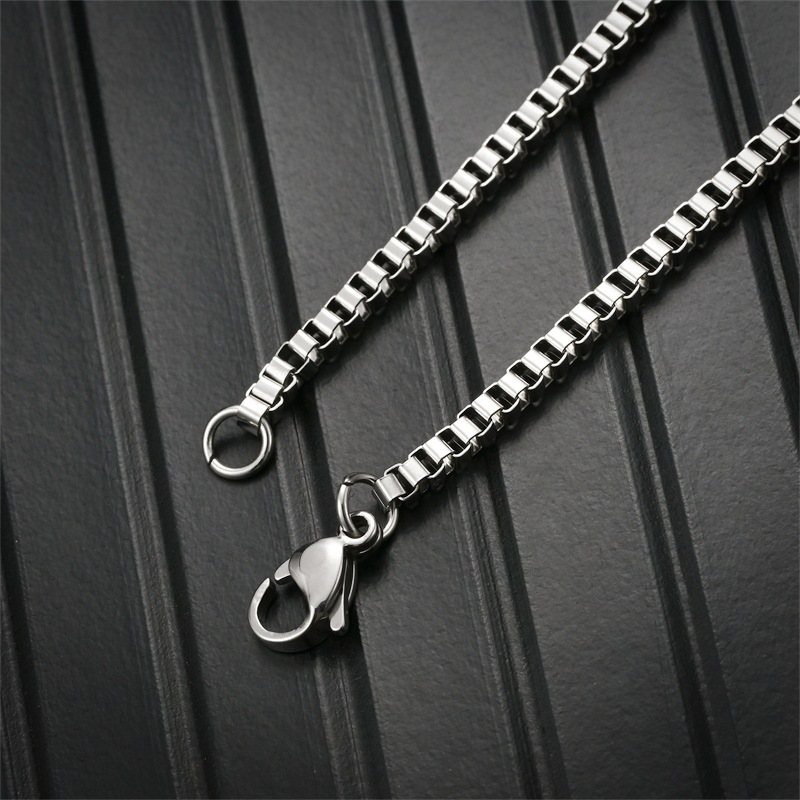 Simple Style Geometric Stainless Steel Plating Chain Necklace 1 Piece