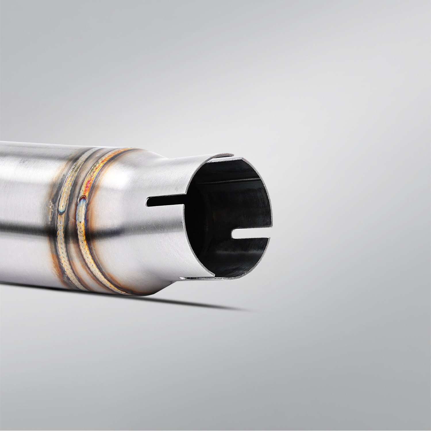 Yamaha R6 06-23 Motorcycle Modified Exhaust Pipe Connected to 60mm Straight-Through Stainless Steel Mid-Section with Non-Destructive Installation