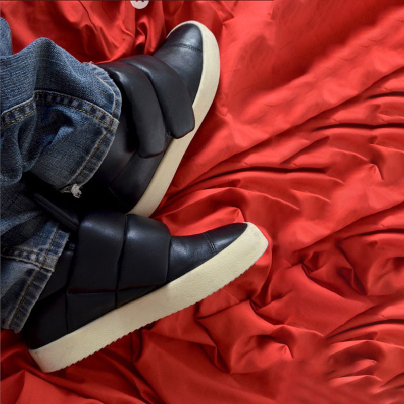 In-Stock Velcro Sneakers, Velcro White Shoes, New Spring/Summer High-Top Shoes, Skate Shoes, Chunky Platform Shoes