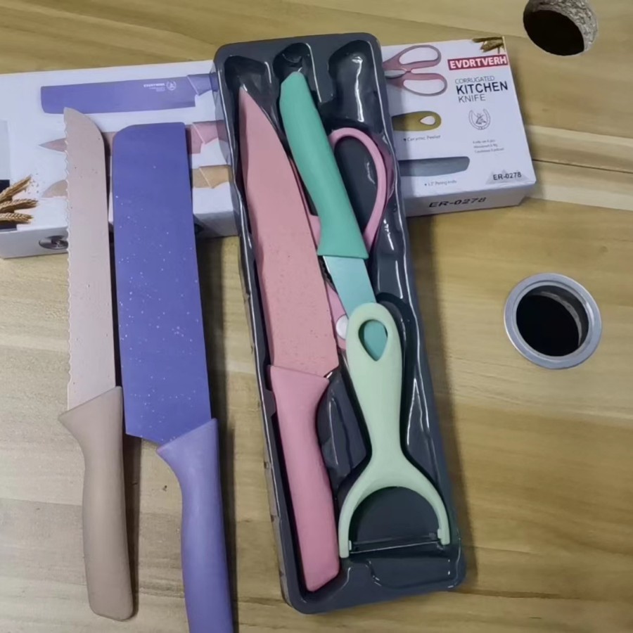 0.6 두꺼운 밀짚 6 종 세트-치약 상자