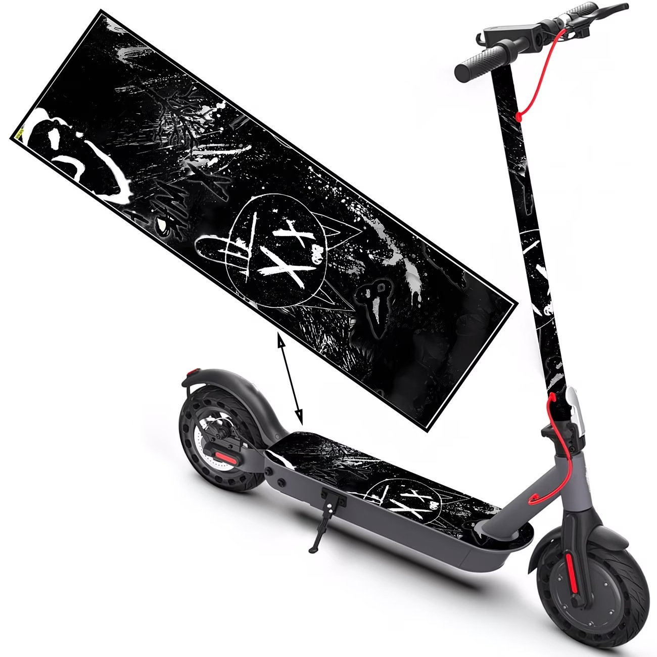 Foreign Trade Outdoor Scooter Foot Pads, Thickened Anti-Slip and Scratch-Resistant Foot Pads, Easy to Clean, Direct Sales from the Manufacturer, Wholesale and Dropshipping