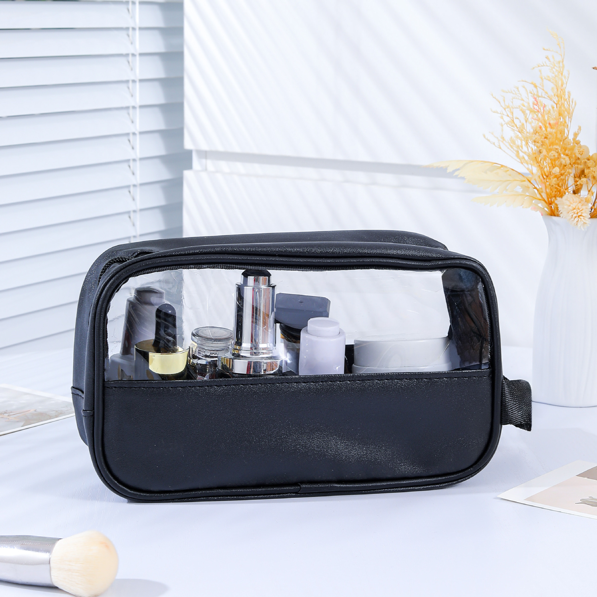 Bolsa de baño portátil de alta calidad, baño portátil, natación, playa, viaje, bolsa de almacenamiento de artículos de higiene y maquillaje de gran capacidad