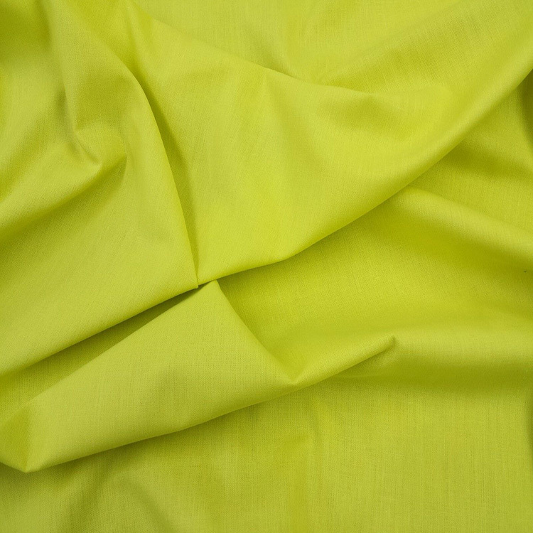 Nueva moda suave tacto 100% tela de seda de algodón orgánico tejido vestido de algodón