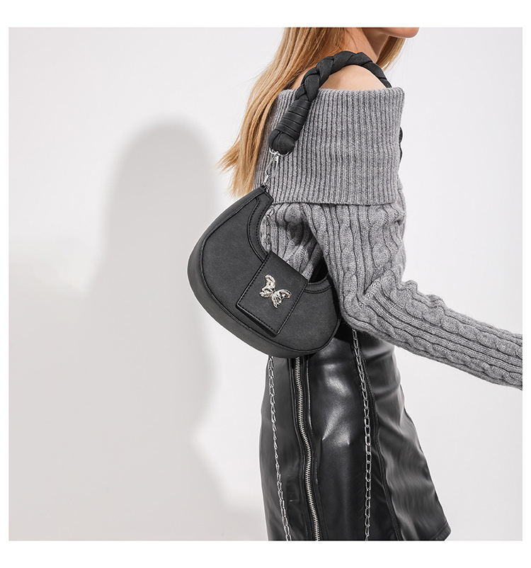 Popolare nicchia denim catena di moda piccola borsa per le donne 2023 nuova tracolla in tessuto borsa per ascella piccola borsa quadrata in stile occidentale_voghion.com