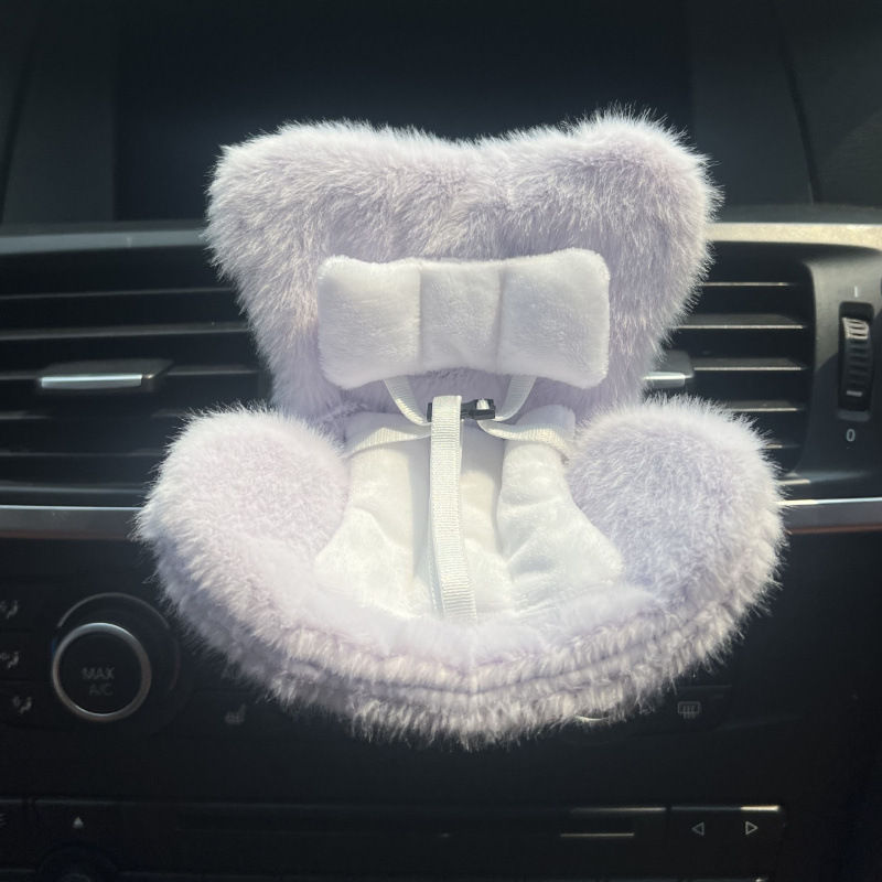 ラブブー人形、安全シート、かわいい人形、エアアウトレット、トレンディな装飾品、車内装飾に適しています。|undefined