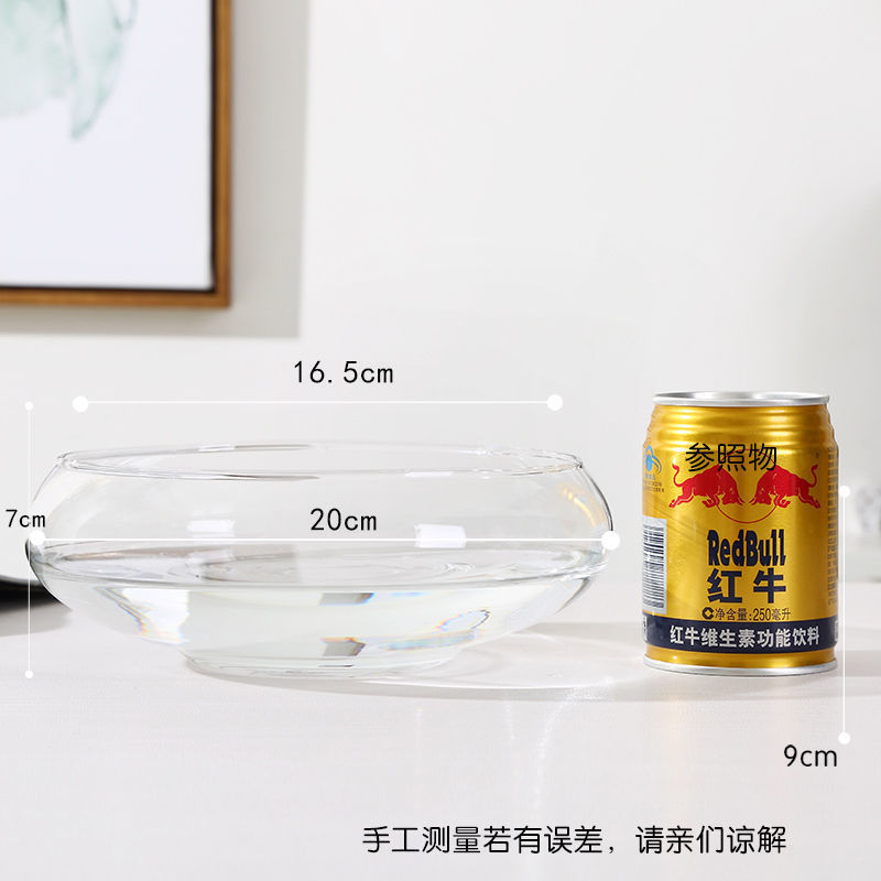 水培玻璃花瓶透明碗莲荷花铜钱草盆缸养睡莲盆缸碗莲盆铁树专用盆|undefined