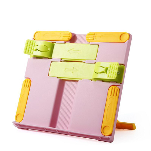 Creative children's multifunctional reading stand folding portable reading stand student desktop reading stand sitting posture corrector