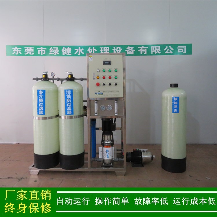 供应江西萍乡去离子水设备0.25t/h去离子水超纯水机高纯水设备2兆