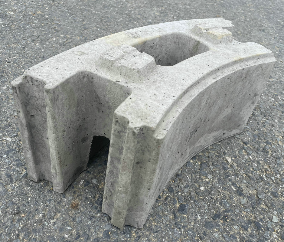 井壁砖检查井模块弧形砖 检查井砌块 圆形砌块31.5*17.5*17.5