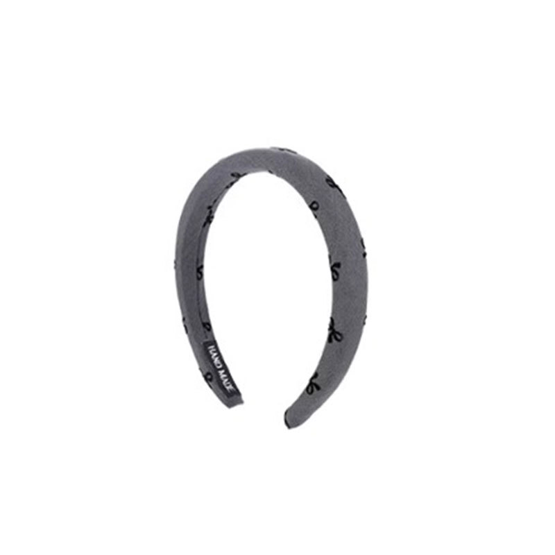 Red en línea serie gris adornamiento de cabello de alto grado anillo de cabello de intestino grueso 2025 nuevo cinturón de cabello de cráneo alto borde frangeo clips para mujeres