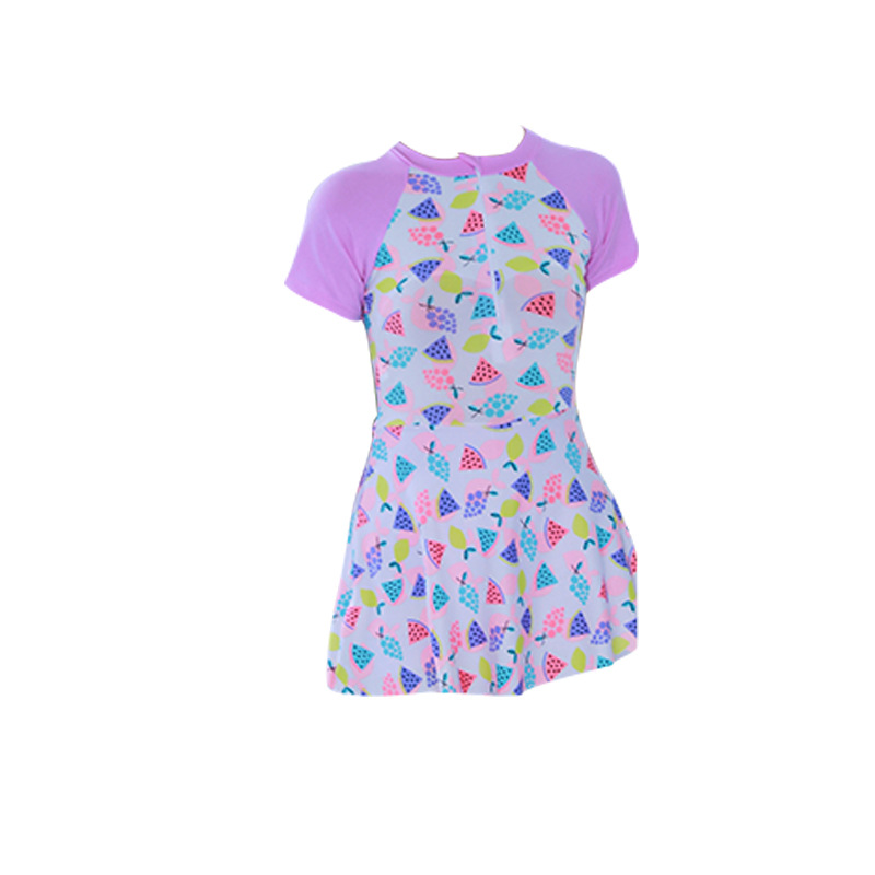 Traje de baño para niños vestido de una pieza para niñas 2023 nuevo traje de baño lindo de dibujos animados para niños medianos y grandes princesa traje de baño de aguas termales