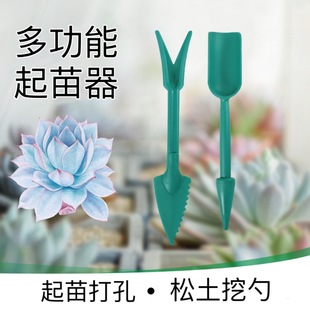 Cross-border spot multifunctional seedling lifter hole punch succulent seedling transplanter Japanese succulent plant planting seedling digger