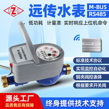 有线光电直读远传阀控水表M-BUS智能RS485接口干式翻盖智能水表