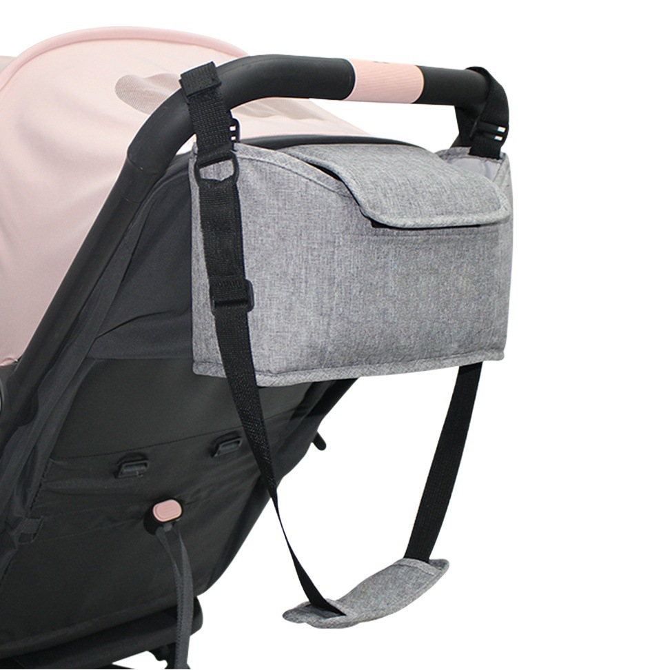 Carro de bebé bolsa colgante bolsa de almacenamiento bolsa colgante multiusos de gran capacidad bebé caminando bolsa de almacenamiento cochecito de bebé bolsa colgante