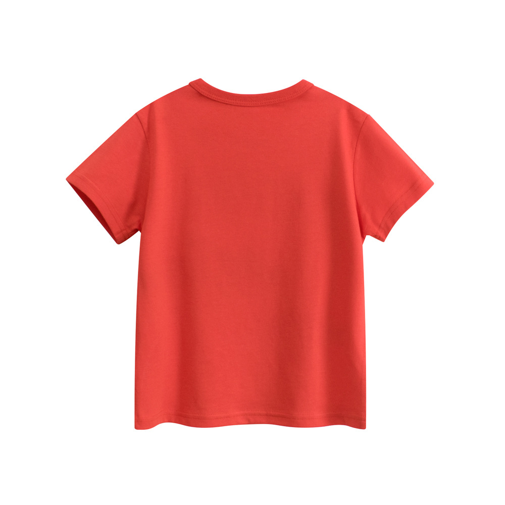 27kids nueva ropa para niños verano para niños nuevo estilo para niños camiseta coreana de manga corta ropa para bebés Douyin mismo estilo