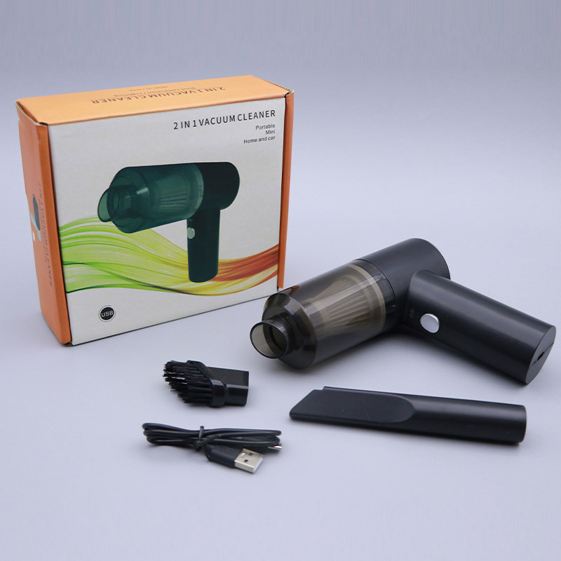 Aspiradora doméstica para automóvil, carga de mano inalámbrica para automóvil pequeño, aspiradora de escritorio de alta potencia, polvo portátil