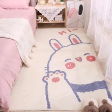 仿羊绒地毯卡通小熊卧室床边毯家用客厅儿童防摔毯大面积全铺地垫