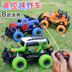 Amazon hot selling toys new four-way wireless remote control off-road car model children's toy car manufacturer wholesale