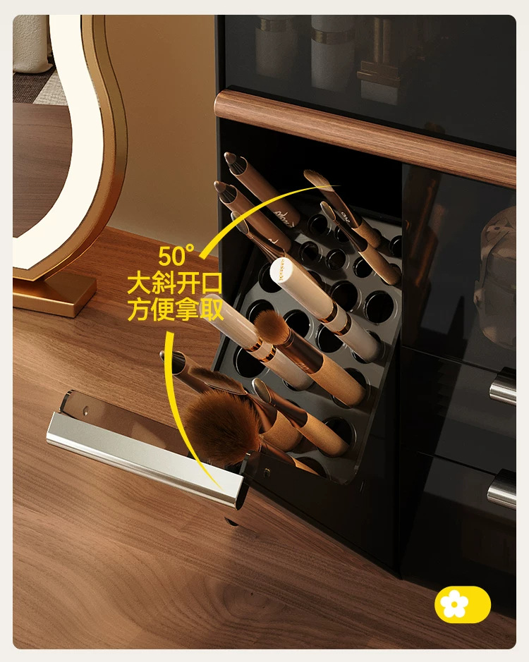 Makeup brush storage tube dustproof large capacity