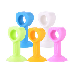 5ZV7批發硅膠門吸免打孔塑料橡膠緩衝玻璃門阻臥室衛生間門把手防