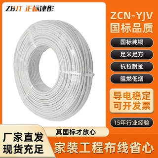 ZCN-YJV交联聚乙烯绝缘可定制电缆线1.5-300平铜芯阻燃耐火电缆线