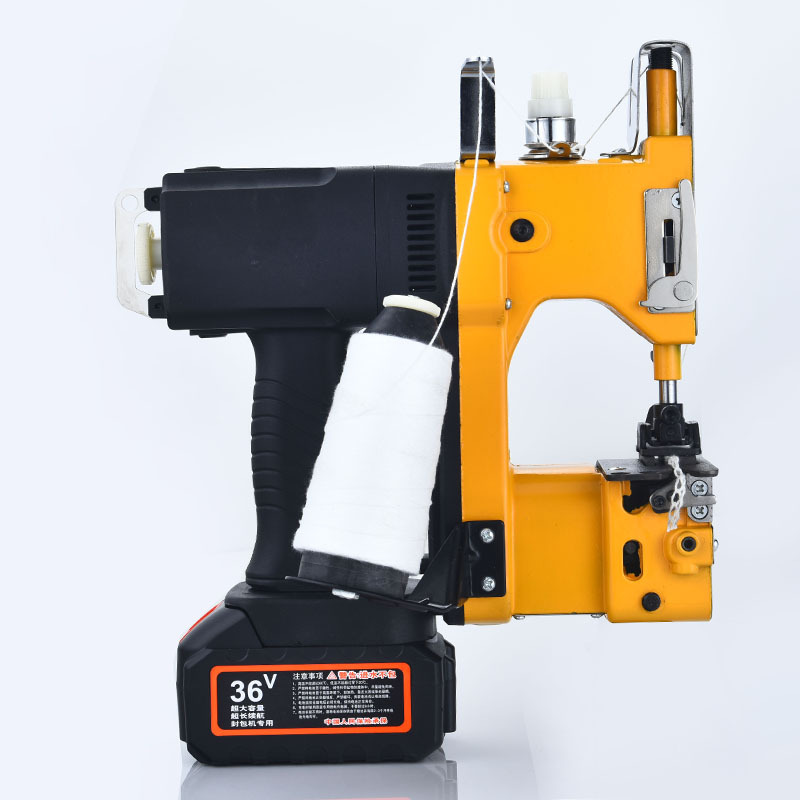 Máquina de coser de bolsa de mano Flying Man bolsa de tejido sellado empaque de mano pequeña máquina de envasado de batería de litio carga inalámbrica