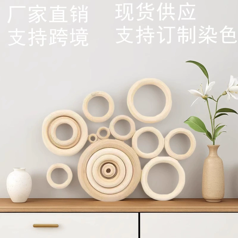 Ювелирные аксессуары «сделай сам», тканый материал, цвет дерева, ловец снов, деревянное кольцо, деревянное кольцо, деревянное кольцо с пряжкой, 12-180 мм
