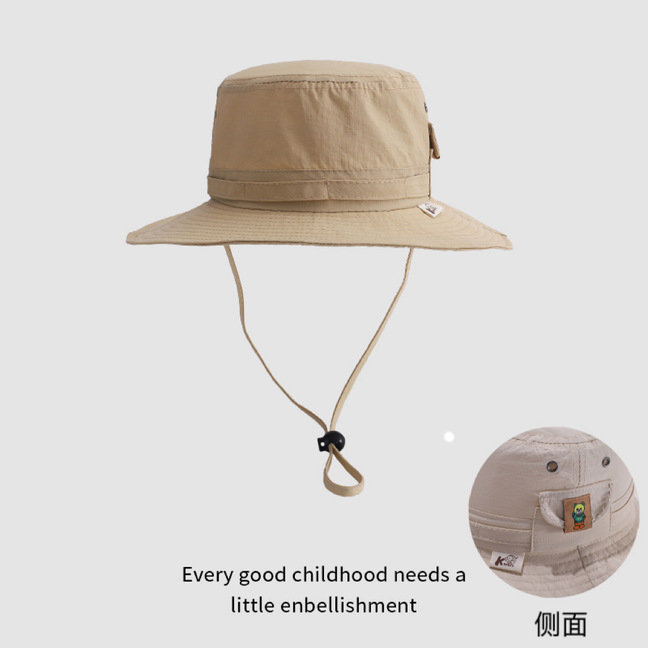 Sombrero de bebé primavera y otoño delgado sombrero de pescador para bebés de verano sombrero de protección solar hermoso gran gorro de sol para bebés