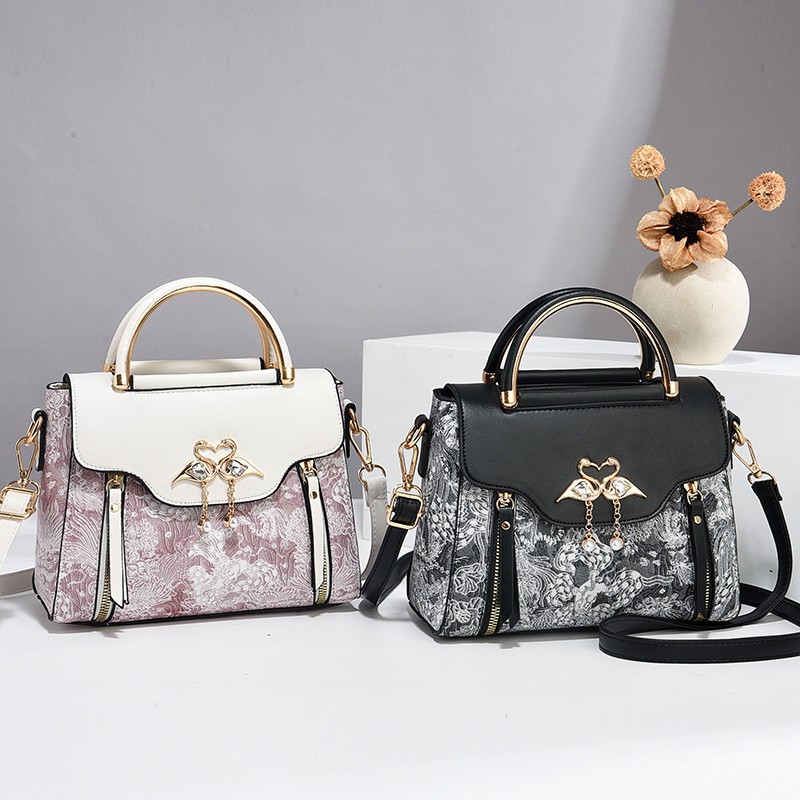 2025 New Women's Bag Accessible Luxury Women's Handbag High-End Single Shoulder Crossbody Bag Chinese Style Small Square Bag Women's Bags