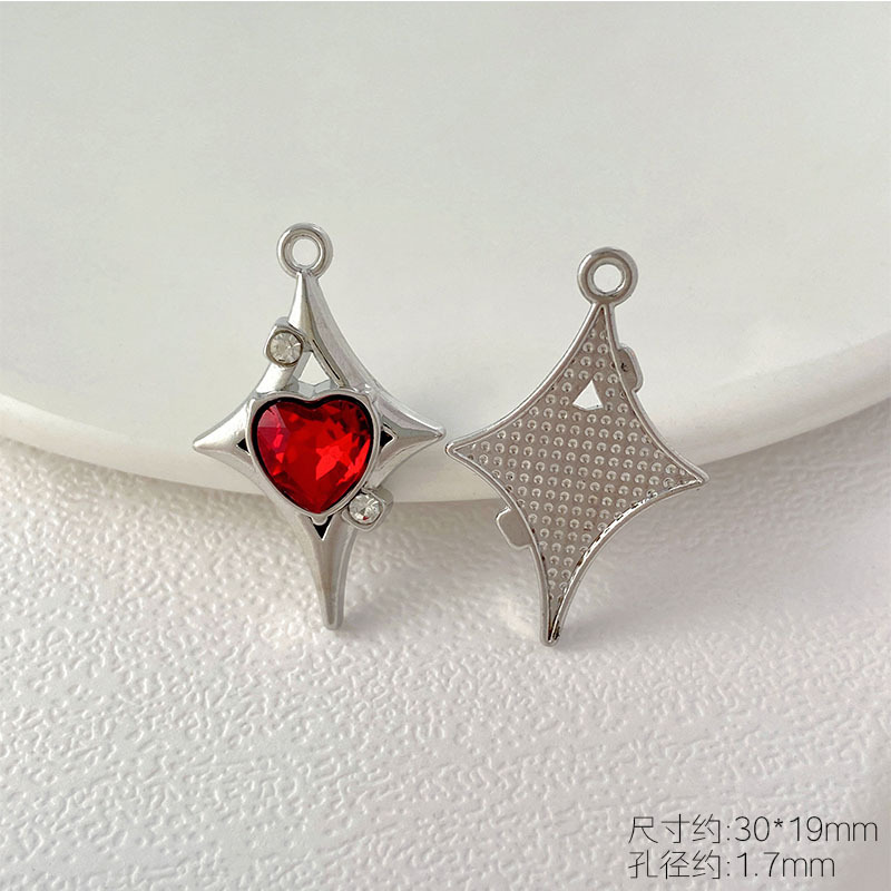 ダークスイートクールスタイルペンダントコレクション愛の十字架の羽 DIY ネックレスイヤリングブレスレットジュエリーアクセサリー|undefined