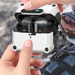 Samsung galaxy buds3/3pro Bluetooth 保護カバー、スイッチロック付き、クリエイティブな落下防止ヘッドフォンケースに適しています。