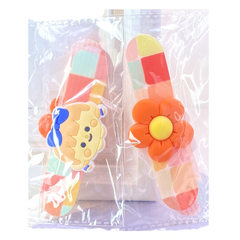 Tiktok populares accesorios para el cabello con velcro para niños verano niñas flequillo pegatinas Cabeza trasera pegatinas de cabello roto banda para el cabello Accesorios al por mayor