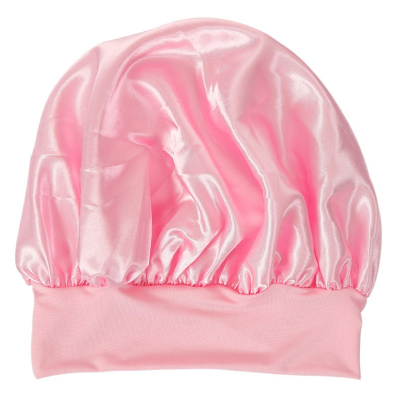 Amazon's Best Selling Adult Wide Strip Nightcap Hat Wide Brim Elastic Hair Care Cap Elastic Toe Cap