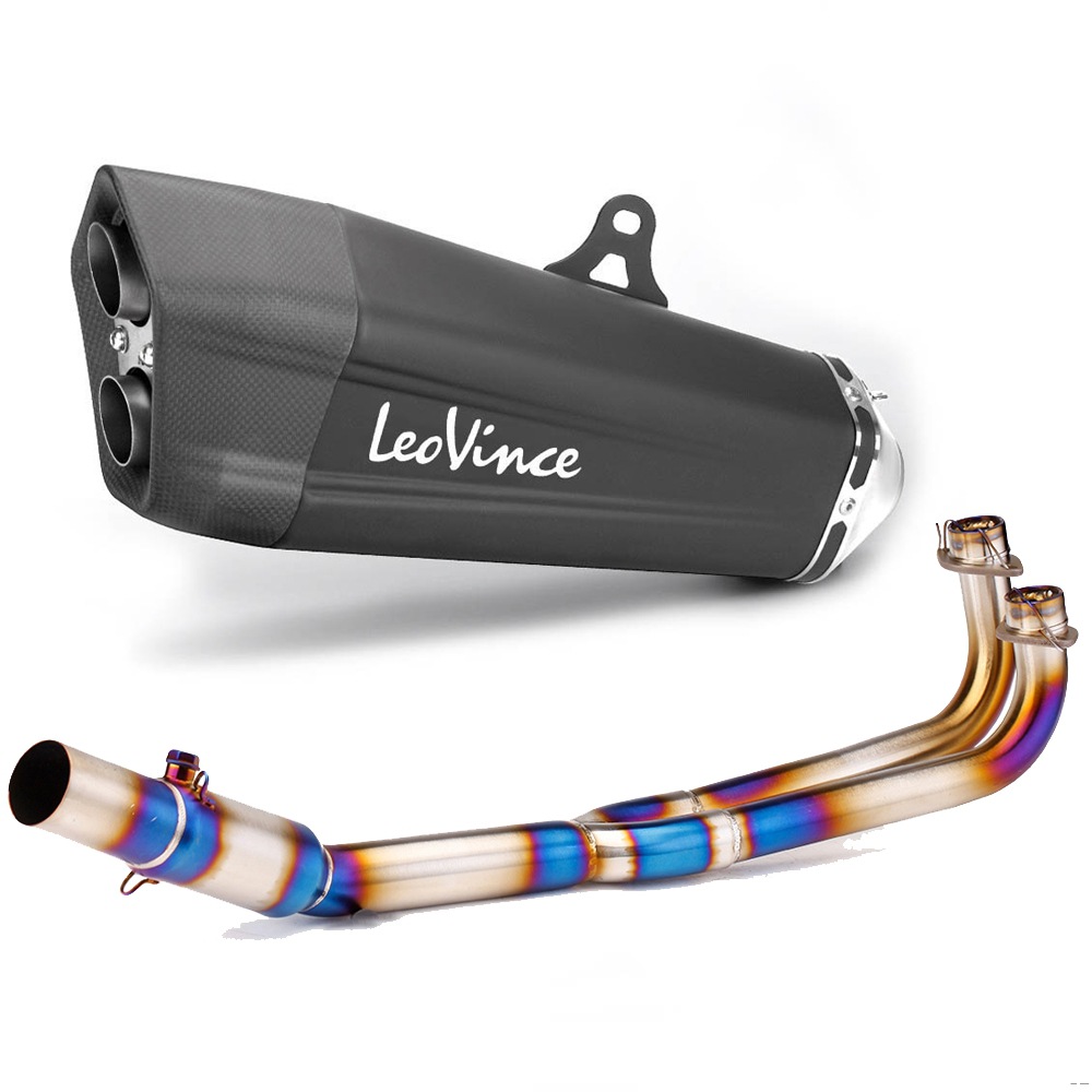 Scooter Modified Exhaust Pipe Stainless Steel Front Section Scorpio Exhaust Pipe Full Section Suitable for Kymco Guangyang Ak550